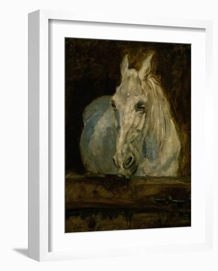 The White Horse "Gazelle"-Henri de Toulouse-Lautrec-Framed Giclee Print