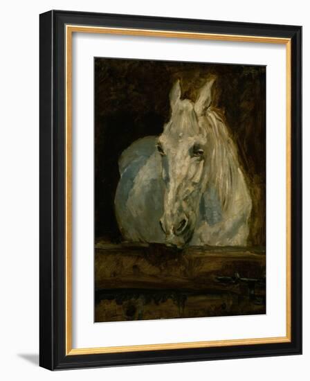 The White Horse "Gazelle"-Henri de Toulouse-Lautrec-Framed Giclee Print