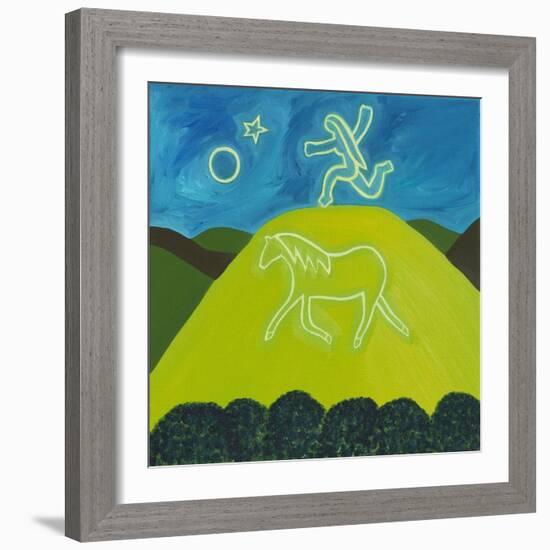 The White Horse in Somerset, 2011-Cristina Rodriguez-Framed Giclee Print