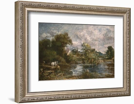 The White Horse-John Constable-Framed Premium Giclee Print