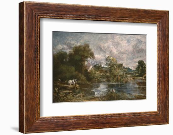 The White Horse-John Constable-Framed Premium Giclee Print