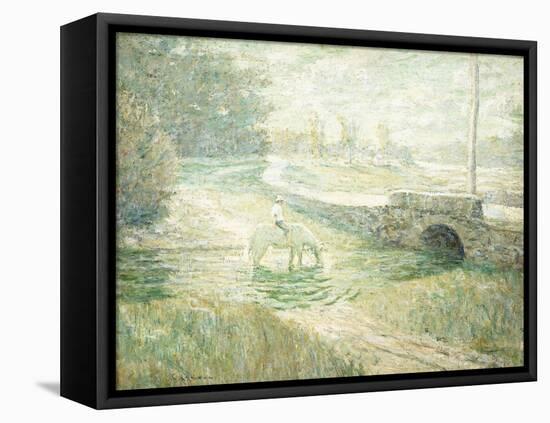 The White Horse-Ernest Lawson-Framed Premier Image Canvas