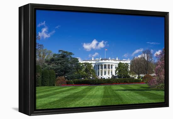 The White House and south lawn, Washington DC, USA-Russ Bishop-Framed Premier Image Canvas