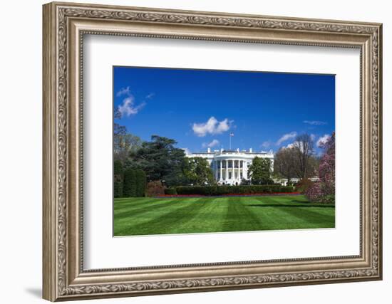 The White House and south lawn, Washington DC, USA-Russ Bishop-Framed Photographic Print