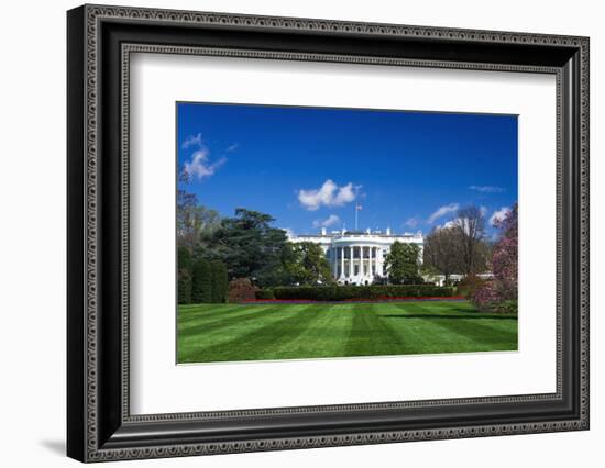 The White House and south lawn, Washington DC, USA-Russ Bishop-Framed Photographic Print