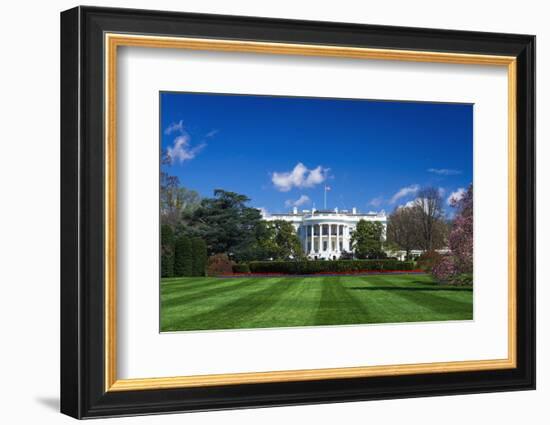 The White House and south lawn, Washington DC, USA-Russ Bishop-Framed Photographic Print