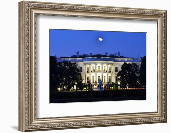 The White House at Night - Washington Dc, United States-Orhan-Framed Photographic Print