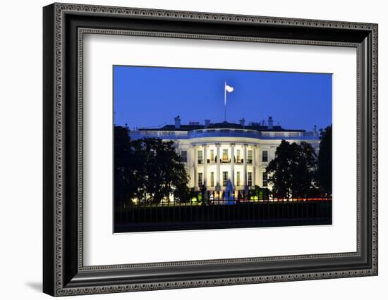 The White House at Night - Washington Dc, United States-Orhan-Framed Photographic Print