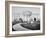 The White House at the Time of the Inauguration of Abraham Lincoln-Mathew Brady-Framed Photographic Print