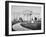 The White House at the Time of the Inauguration of Abraham Lincoln-Mathew Brady-Framed Photographic Print