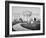 The White House at the Time of the Inauguration of Abraham Lincoln-Mathew Brady-Framed Photographic Print