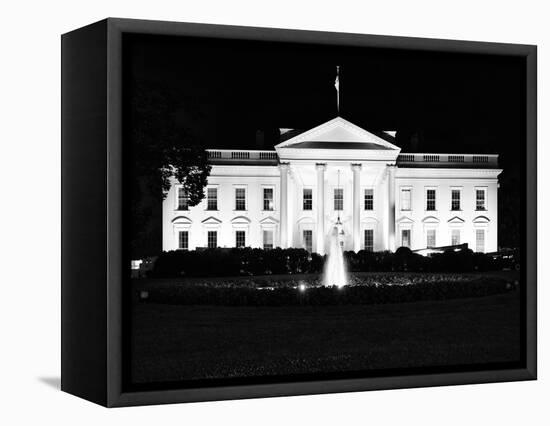The White House by Night, Official Residence of the President of the US, Washington D.C-Philippe Hugonnard-Framed Premier Image Canvas