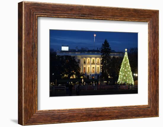 The White House in Christmas - Washington Dc, United States-Orhan-Framed Photographic Print