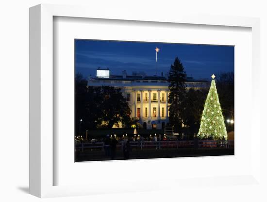 The White House in Christmas - Washington Dc, United States-Orhan-Framed Photographic Print