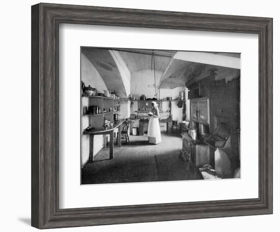 The White House Kitchen, Washington Dc, USA, 1908-null-Framed Giclee Print