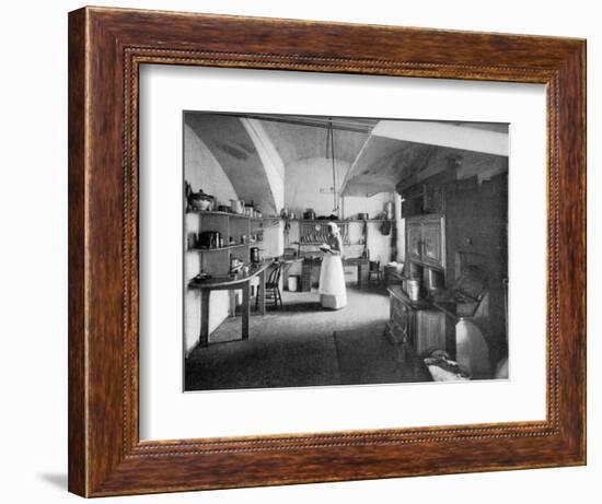 The White House Kitchen, Washington Dc, USA, 1908-null-Framed Giclee Print