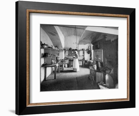 The White House Kitchen, Washington Dc, USA, 1908-null-Framed Giclee Print