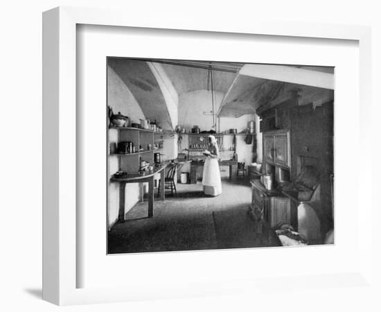 The White House Kitchen, Washington Dc, USA, 1908-null-Framed Giclee Print