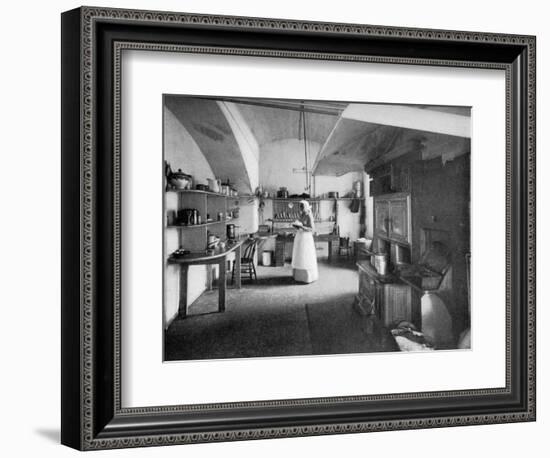 The White House Kitchen, Washington Dc, USA, 1908-null-Framed Giclee Print