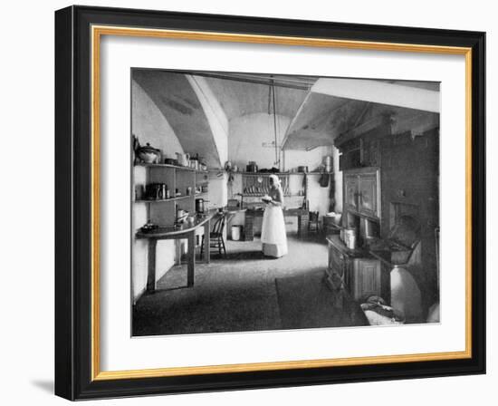 The White House Kitchen, Washington Dc, USA, 1908-null-Framed Giclee Print