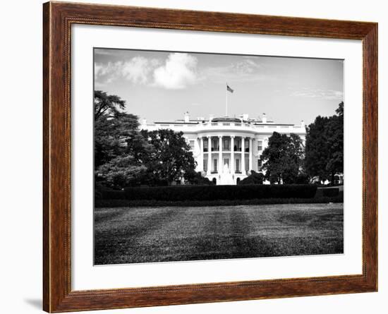 The White House South Lawn, Official Residence of the President of the US, Washington D.C-Philippe Hugonnard-Framed Photographic Print