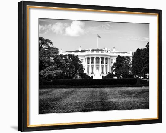 The White House South Lawn, Official Residence of the President of the US, Washington D.C-Philippe Hugonnard-Framed Photographic Print