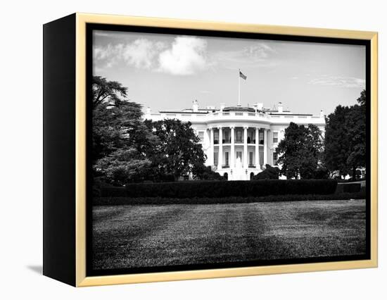 The White House South Lawn, Official Residence of the President of the US, Washington D.C-Philippe Hugonnard-Framed Premier Image Canvas