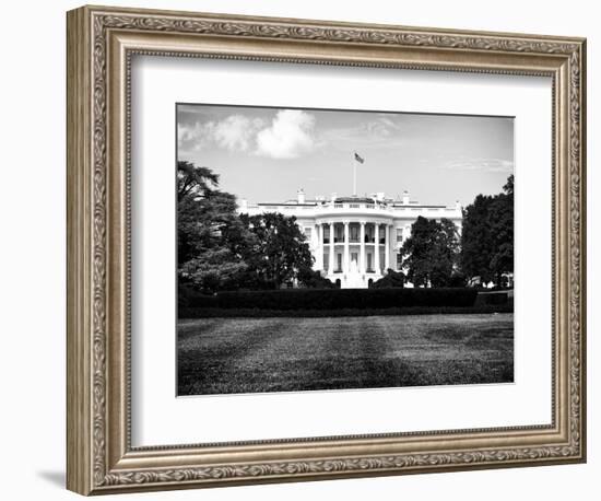 The White House South Lawn, Official Residence of the President of the US, Washington D.C-Philippe Hugonnard-Framed Photographic Print