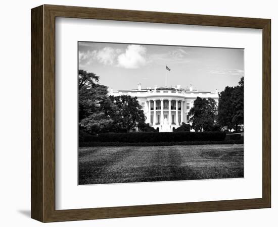 The White House South Lawn, Official Residence of the President of the US, Washington D.C-Philippe Hugonnard-Framed Photographic Print