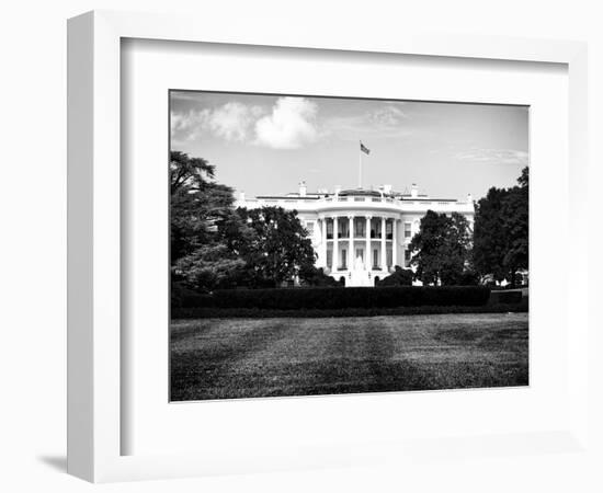 The White House South Lawn, Official Residence of the President of the US, Washington D.C-Philippe Hugonnard-Framed Photographic Print