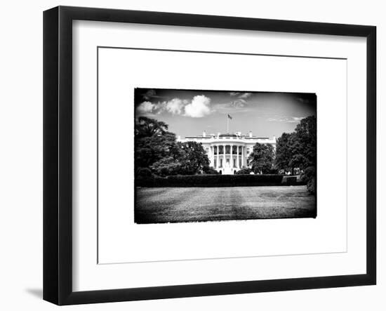 The White House South Lawn, Official Residence of the President of the US, Washington D.C-Philippe Hugonnard-Framed Art Print