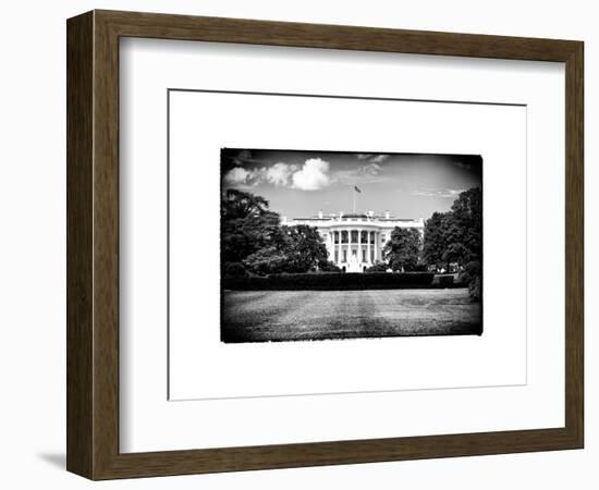 The White House South Lawn, Official Residence of the President of the US, Washington D.C-Philippe Hugonnard-Framed Art Print