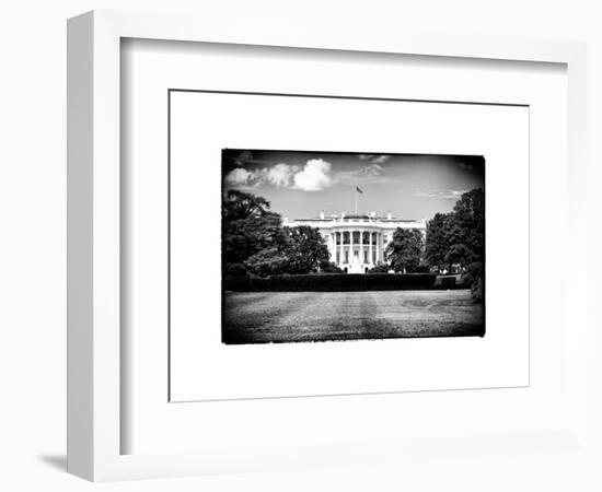 The White House South Lawn, Official Residence of the President of the US, Washington D.C-Philippe Hugonnard-Framed Art Print