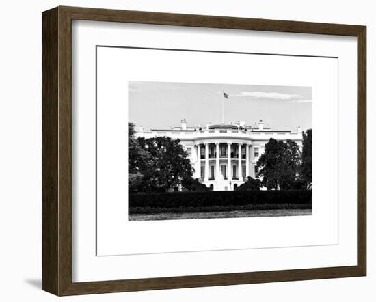 The White House South Lawn, Official Residence of the President of the US, Washington D.C-Philippe Hugonnard-Framed Art Print