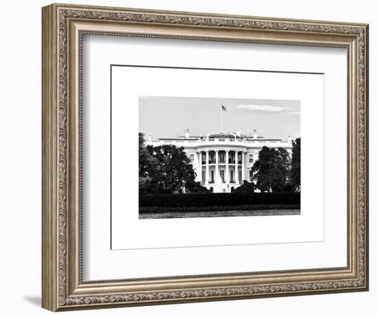 The White House South Lawn, Official Residence of the President of the US, Washington D.C-Philippe Hugonnard-Framed Art Print