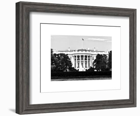 The White House South Lawn, Official Residence of the President of the US, Washington D.C-Philippe Hugonnard-Framed Art Print