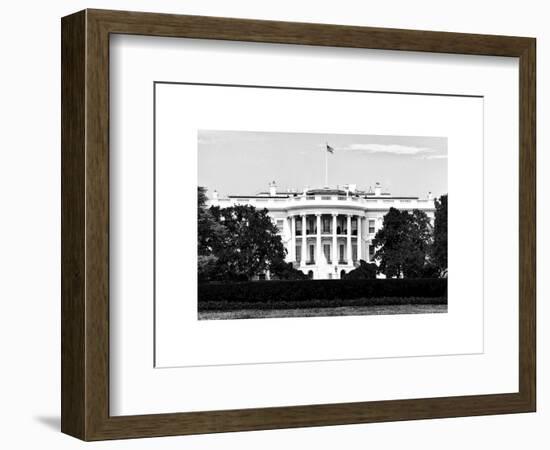 The White House South Lawn, Official Residence of the President of the US, Washington D.C-Philippe Hugonnard-Framed Art Print