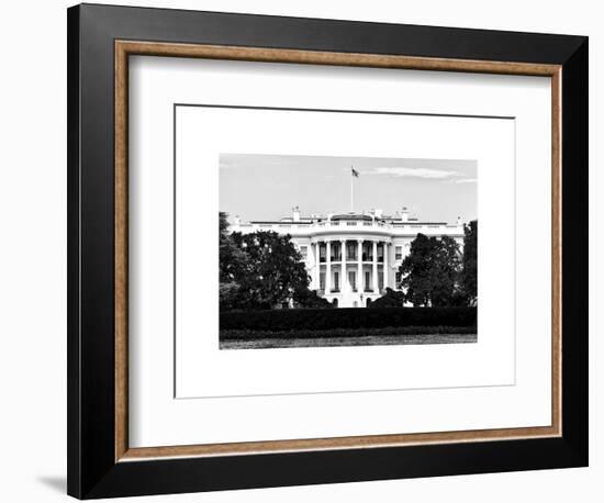 The White House South Lawn, Official Residence of the President of the US, Washington D.C-Philippe Hugonnard-Framed Art Print