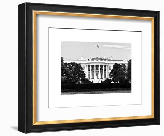 The White House South Lawn, Official Residence of the President of the US, Washington D.C-Philippe Hugonnard-Framed Art Print