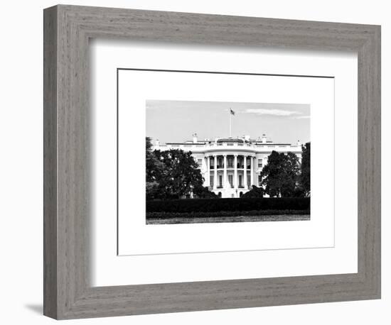 The White House South Lawn, Official Residence of the President of the US, Washington D.C-Philippe Hugonnard-Framed Premium Giclee Print