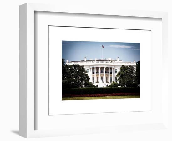 The White House South Lawn, Official Residence of the President of the US, Washington D.C-Philippe Hugonnard-Framed Art Print