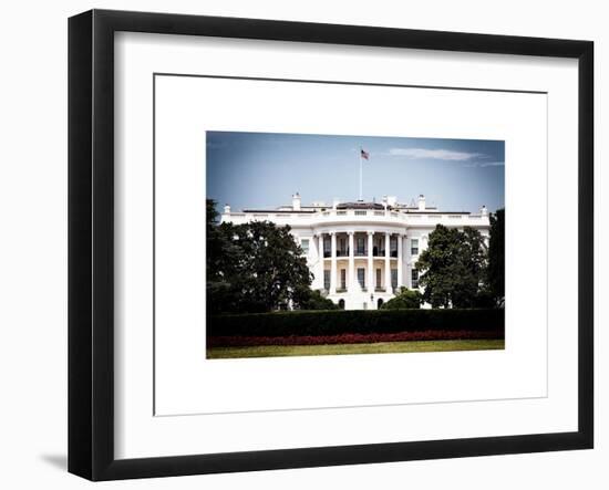 The White House South Lawn, Official Residence of the President of the US, Washington D.C-Philippe Hugonnard-Framed Art Print