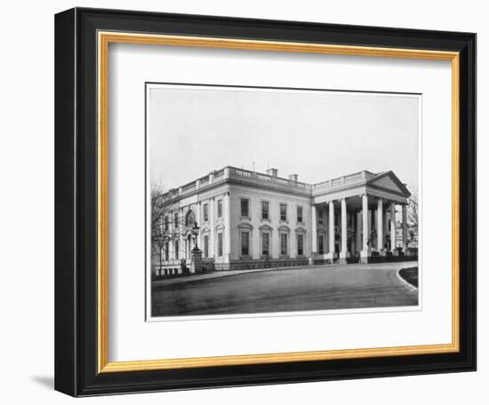 The White House, Washington Dc, Late 19th Century-John L Stoddard-Framed Giclee Print