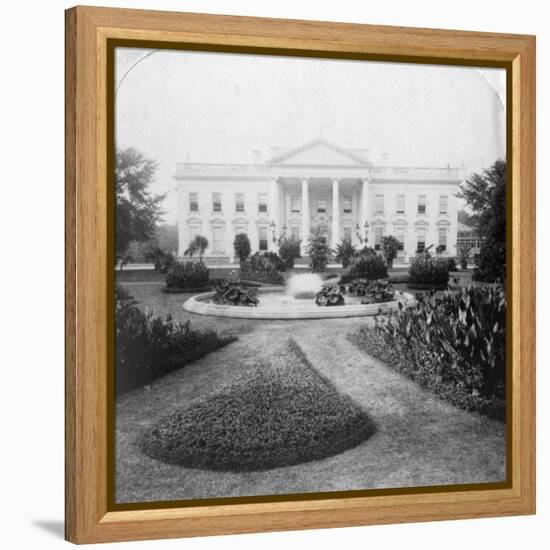 The White House, Washington, Dc., USA, Late 19th Century-Underwood & Underwood-Framed Premier Image Canvas