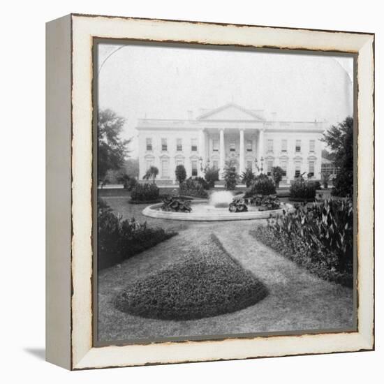 The White House, Washington, Dc., USA, Late 19th Century-Underwood & Underwood-Framed Premier Image Canvas