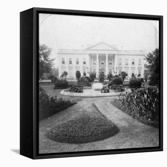 The White House, Washington, Dc., USA, Late 19th Century-Underwood & Underwood-Framed Premier Image Canvas