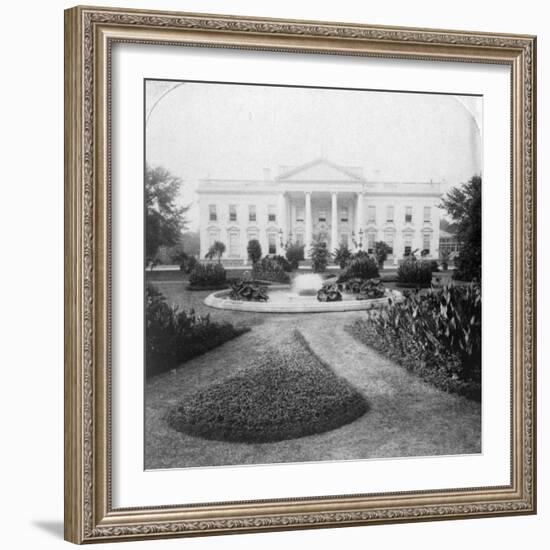 The White House, Washington, Dc., USA, Late 19th Century-Underwood & Underwood-Framed Photographic Print