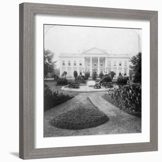 The White House, Washington, Dc., USA, Late 19th Century-Underwood & Underwood-Framed Photographic Print