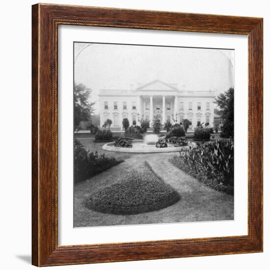 The White House, Washington, Dc., USA, Late 19th Century-Underwood & Underwood-Framed Photographic Print