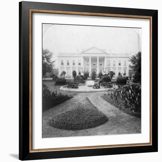 The White House, Washington, Dc., USA, Late 19th Century-Underwood & Underwood-Framed Photographic Print